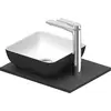 Image de Duravit Sivida Set lavabos rectangulaires incl. console 410x330x123mm, 268023FI00