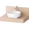 Image de Console Balcoon Duravit rectangulaire, 1 découpe au centre , 800x550x370mm, BA90560IEIE0000