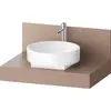 Image de Console Balcoon Duravit rectangulaire, 1 découpe au centre , 800x550x370mm, BA90560IFIF0000