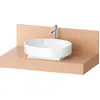 Image de Console Balcoon Duravit rectangulaire, 1 découpe au centre , 1000x550x370mm, BA90570IHIH0000