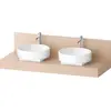 Image de Console Balcoon Duravit rectangulaire, 2 découpes des deux côtés , 1400x550x370mm, BA90610IEIE0000