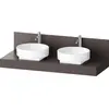 Image de Console Balcoon Duravit rectangulaire, 2 découpes des deux côtés , 1400x550x370mm, BA90610IGIG0000