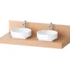 Image de Console Balcoon Duravit rectangulaire, 2 découpes des deux côtés , 1400x550x370mm, BA90610IHIH0000