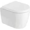 Image de Pack Cuvette Wc Suspendu Compact Sans Bride Duravit Me By Starck Avec Abattant Frein De Chute