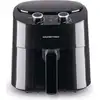 Image de GOURMETmaxx Friteuse à air chaud Mécanique 4,5 l noir 8 programmes cuisson pauvre en graisse griller cuire sans huile écran LCD fonction minuterie & stay-on 1400W