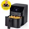 Image de Friteuse à air chaud numérique Rachs KOCHWERK 4 L | Friteuse à air chaud avec écran tactile | Fonction de rappel pour retourner les aliments | Nettoyage facile | 1 400 W | Noir