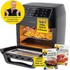 Image de Rachs KOCHWERK Four à air chaud numérique, 12 litres, 1700W, noir. Friteuse à air, appareil de cuisson, ustensile de cuisine, idéal pour cuire des frites, des légumes et des snacks