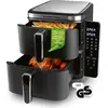 Image de GOURMETmaxx FryUp | Friteuse à air chaud verticale à double chambre | Airfryer vertical | Ecran tactile rabattable | 10 litres | Noir