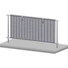 Image de Panneau solaire Zelsius Kit de fixation pour balcon pour 1 panneau solaire, kit pour montage vertical de panneau solaire