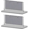 Image de Panneau solaire Zelsius Kit de fixation pour balcon pour 2 panneaux solaires, kit pour montage vertical de panneau solaire