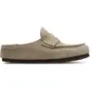 Image de Birkenstock Suede Femme - Tongues et Sandales, Beige - Taille 40 - Cuir suédé
