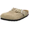 Image de Sabots Birkenstock pour femme Boston Rivet Border 42089-37, 42089-38, 42089-39, 42089-40, 42089-41, 42089-42 BIR-1030418 Taupe 41