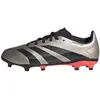 Image de Adidas PREDATOR PRO FG, chaussures de football, couleur platine métallisé/noir aurora/turbo, taille 45 1/2