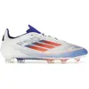Image de adidas F50 Elite FG, couleur : blanc nuageux, rouge solaire, bleu clair. Pointure : 46 2/3 (Europe)