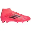 Image de Adidas F50 League, modèle pour terrains fermes/multi-surfaces, coloris Turbo Aurora Black Platinum Metallic (pour femmes) - Taille EU 42