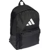 Image de Sac à dos classique avec logo à 3 bandes noir