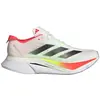 Image de adidas Adizero Boston 12, couleur blanc nuage, noir classique et rouge vif (pour femmes) - Pointure EU 38