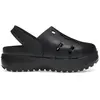 Image de Adidas Adilette Platform, sandales compensées, couleur noire (pour femmes) - Taille EU 38