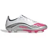 Image de Chaussures de football Adidas F50 MESSI PRO FG unisexe Blanc/Rouge/Argent métallique Taille 8