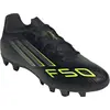 Image de Chaussures de foot Adidas F50 Club FG/MG "Core Black/Iron Metallic/Lucid Lemon" pour Unisex