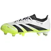Image de Adidas Predator League SG Junior, chaussures de football, couleurs : blanc, noir, jaune citron