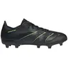 Image de Chaussures de foot Adidas Predator League FG/MG "Core Black / Carbon / Lucid Lemon" pour Homme