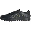 Image de adidas Copa Pure 3 League, crampons pour terrain, couleur noire et gris clair, avec des accents jaune citron, taille européenne 45 1/3