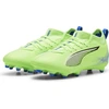 Image de Puma Ultra 5 Match FG/AG jeunes Chaussures de football enfants fizzy apple blanc bleu Gr 33