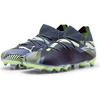 Image de Puma Future 7 Match FG/AG jeunes chaussures de football enfants gris skies blanc fizzy apple taille 29
