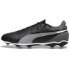Image de Chaussures de football pour hommes Puma King Match FG/AG - 107863, Couleur:noir/blanc/gris pierre, Chaussures hommes:41