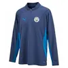 Image de L|Manchester City FC PUMA Training 1/4-Zip Herren Sweatshirt 777529-12