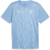 Image de T-shirt à manches courtes Puma Manchester City FC d'avant-match, bleu S, bleu S