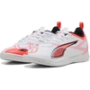 Image de Chaussures de football Puma Ultra 5 Play IT Jr pour enfants, noir, blanc et rouge fluorescent, taille 32