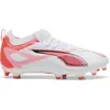Image de Puma ULTRA 5 MATCH FG/AG Jr PUMA White-PUMA Black-Glowing Red 34