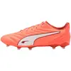 Image de Chaussures de foot Puma King Pro FG/AG "Glowing Red-White-Red Fire" pour Homme
