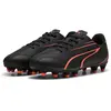 Image de Chaussures de foot Puma Vitoria FG/AG - noir/rouge - Hommes - taille 43