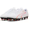 Image de Puma chaussures de football Vitoria FG/AG junior blanc rouge - maintien ferme