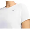 Image de T-shirt Puma Camiseta Puma Run Graphic Mesh 2 en 1 manga corta blanco puro mujer pour Femme