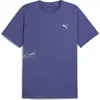 Image de Puma M RUN GRAPHIC MESH TEE - bleu, Taille:S