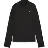 Image de Puma Velocity Cloudspun T-shirt manches longues à demi-déchirure Noir S Femmes Noir S