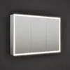 Image de Armoire miroir burgbad RL20, 121 cm, avec éclairage intégré