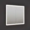 Image de Armoire miroir burgbad RL20, 92 cm, avec éclairage intégré pour fixation murale