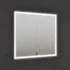 Image de Armoire miroir burgbad RL20, 92 cm, avec éclairage intégré pour fixation murale