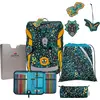 Image de DerDieDas sac d'école ErgoFlex Easy Schulranzenset 5 pièces Dino Time multicolore