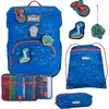 Image de Scout sac d'école Superflash Neo Set 4 pièces Blue Dino bleu
