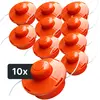 Image de NEMAXX® FS1 Tap & Go Tête à fil semi-auto double pour débroussailleuse M10x1,25 gauche 2mm Ø380mm Orange 10 pièces
