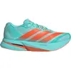 Image de ADIDAS Adizero Boston 13, pour hommes, couleur : bleu clair/orange/gris métallisé, taille : 43 1/3
