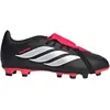 Image de Chaussures Adidas Predator Club Fold Over Tongue "Core Black / Cloud White / Lucid Red" pour Enfant