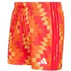 Image de adidas Homme Football-Inspired Graphic Swim 5 inch Swimwear, Ice Tangerine/White, L en occasion ou reconditionné