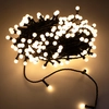 Image de Guirlande lumineuse 200 boules LED blanches chaudes - 20m / In-outdoor / Timer / Dimmer - avec adaptateur secteur